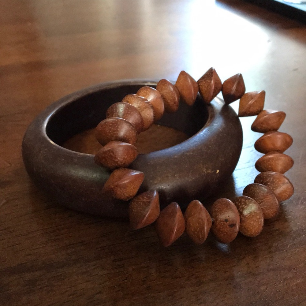 Wooden bracelets